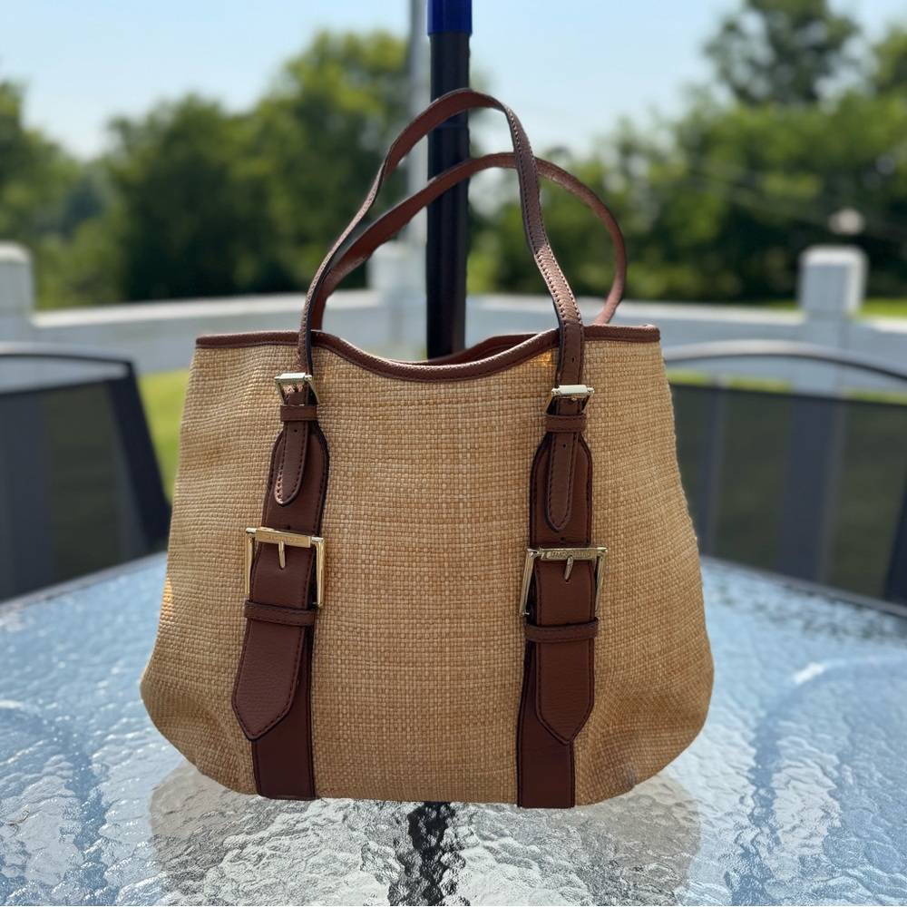 Isaac Mizrahi Lucille Straw Tote